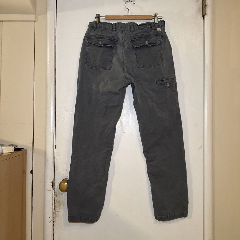 Marine Layer Breyer Utility Pants Cargo Work Green Relaxed Fit | Men's 32 - Picture 7 of 12